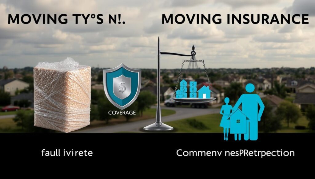 Types of moving insurance