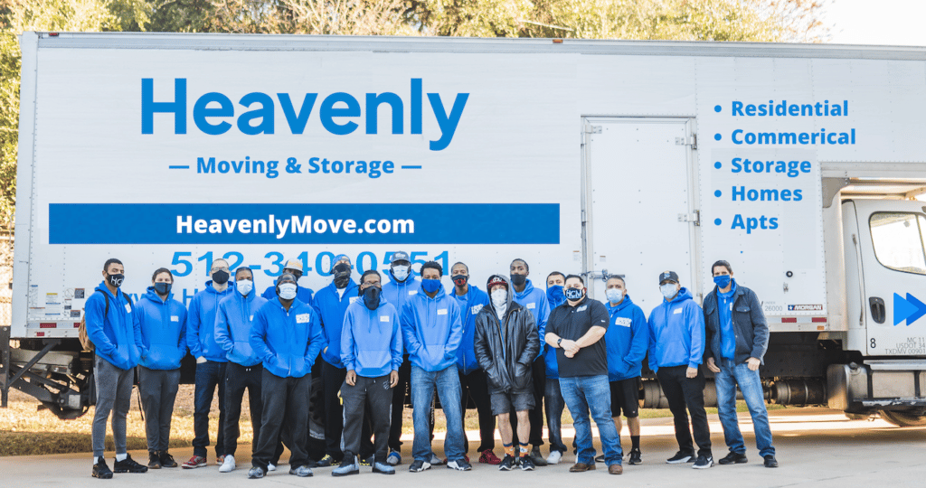 movers in front of the truck