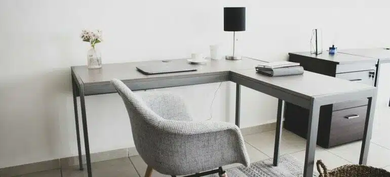 A home office.
