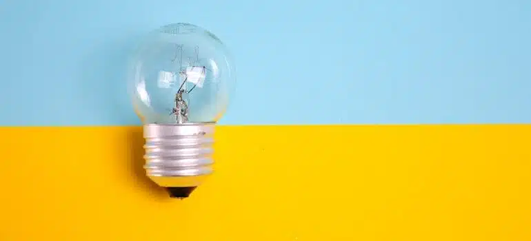 a light bulb