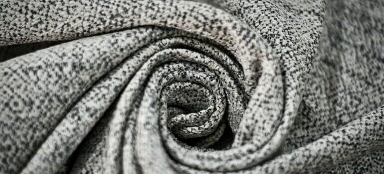 Grey cloth