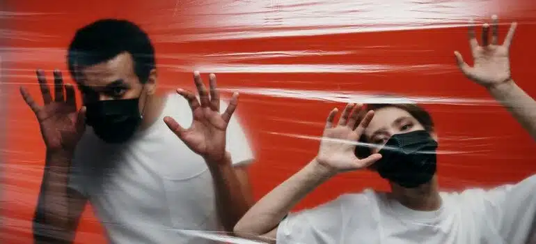 Two people