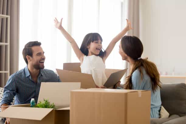How to prepare kids when moving into a new home