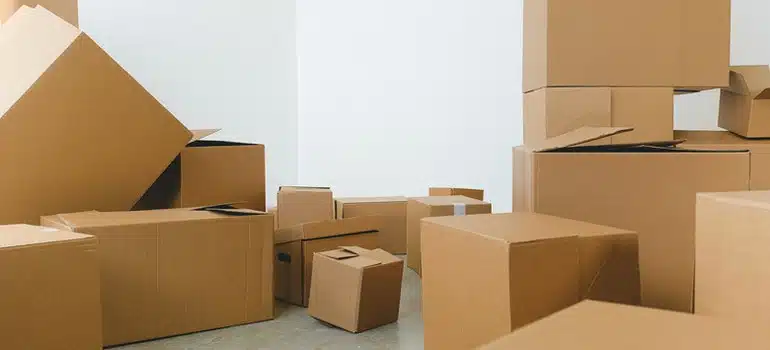 Room full of boxes;