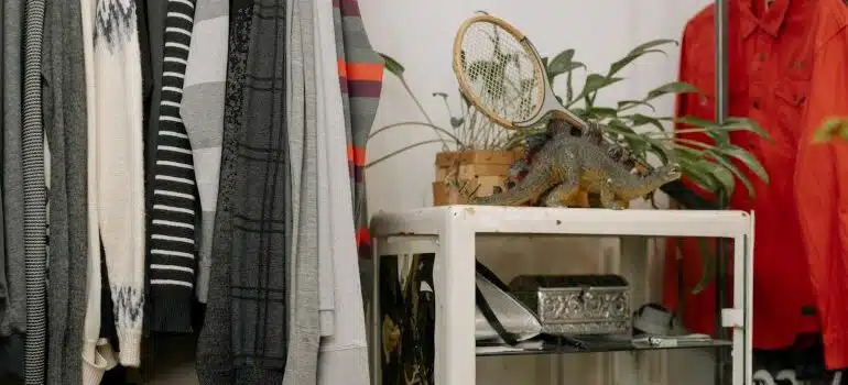 cluttered space