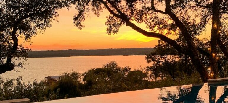 Lake Austin at sunset