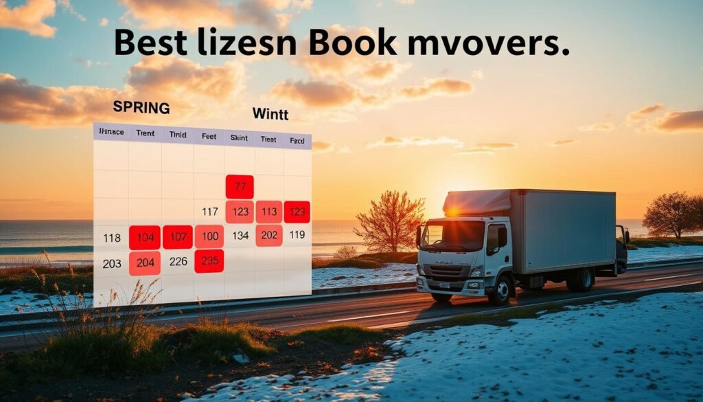 Best times to book movers
