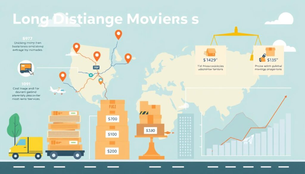 Long distance movers pricing models