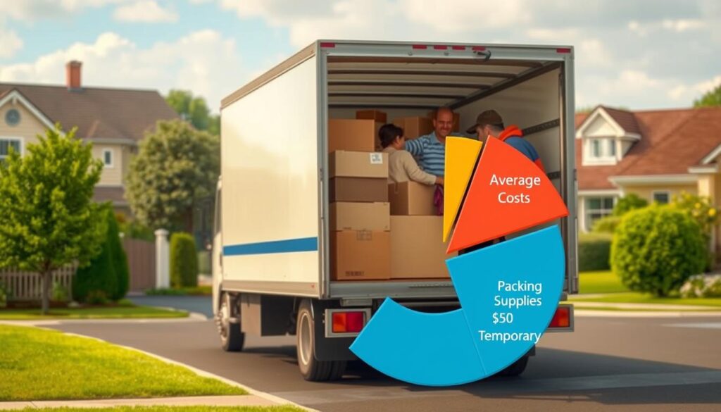 average cost of moving house