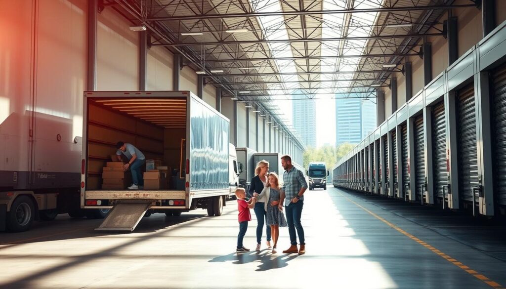 Integrated Moving and Storage