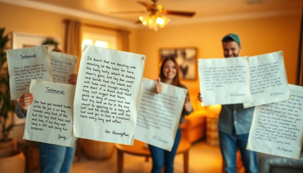 customer testimonials moving experiences satisfaction stories