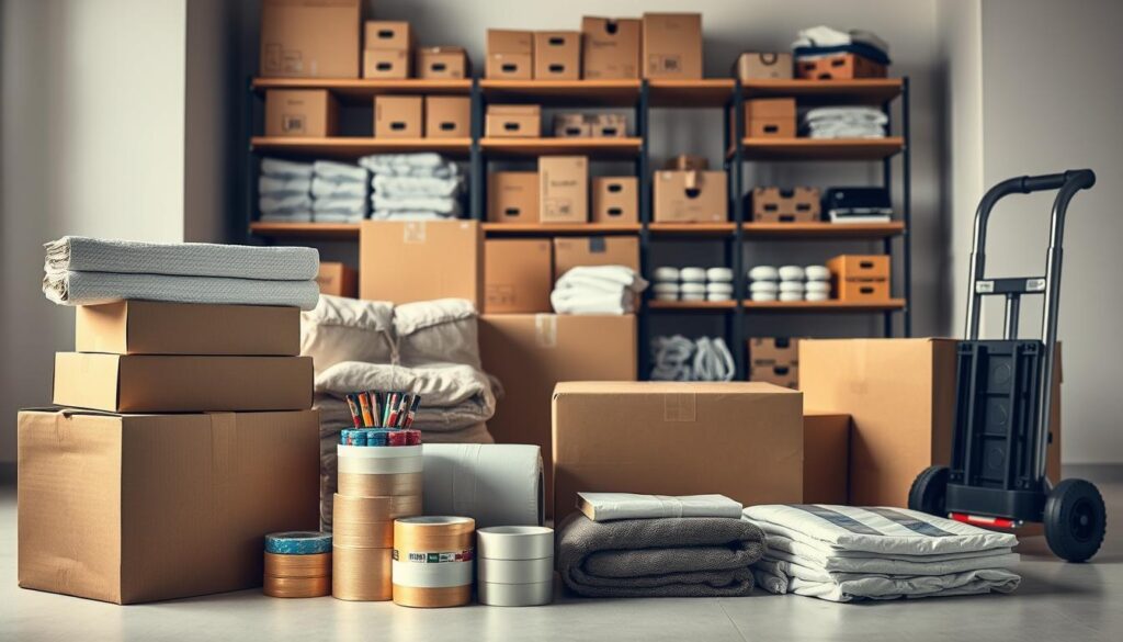 professional packing and moving supplies