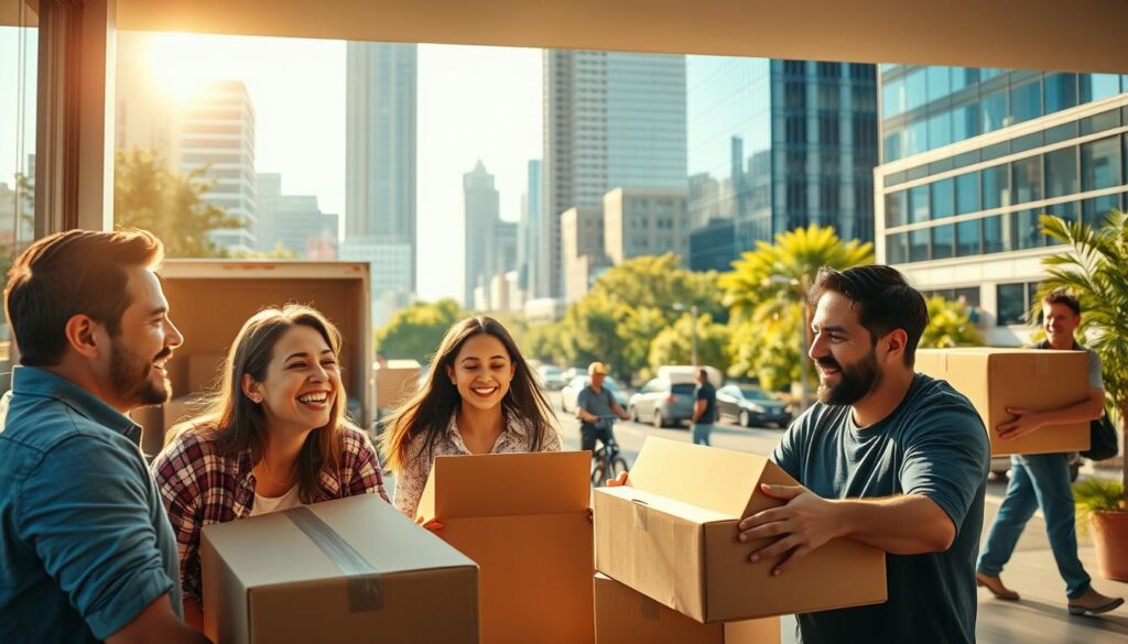 Customer experiences with moving services