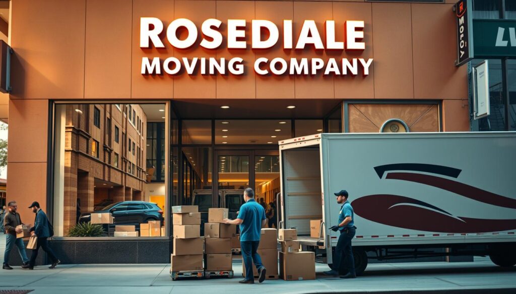 Local moving company Rosedale