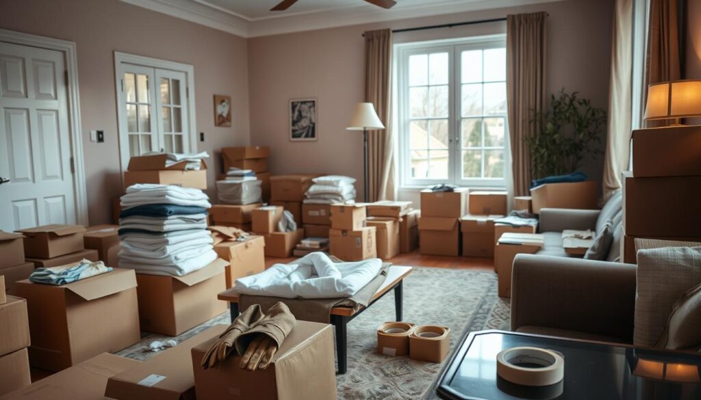 Moving day preparation