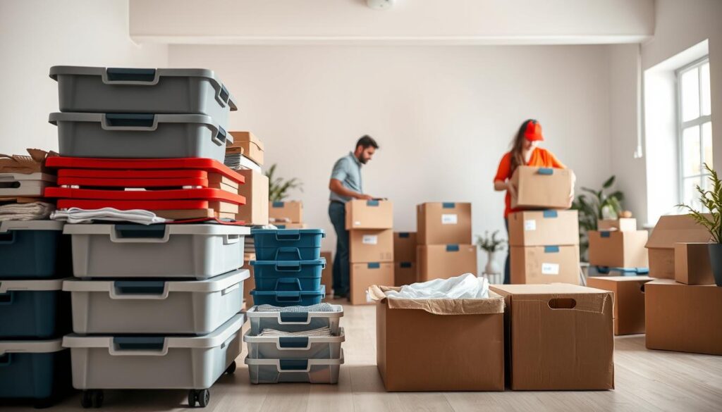 Post-Move Services related to unpacking and storage solutions.
