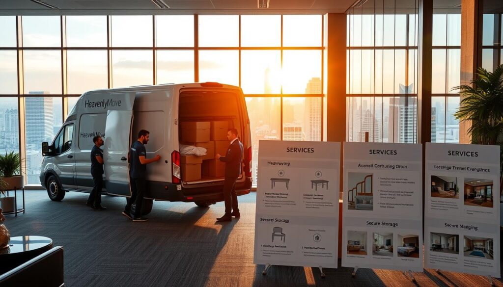 Services offered by HeavenlyMove
