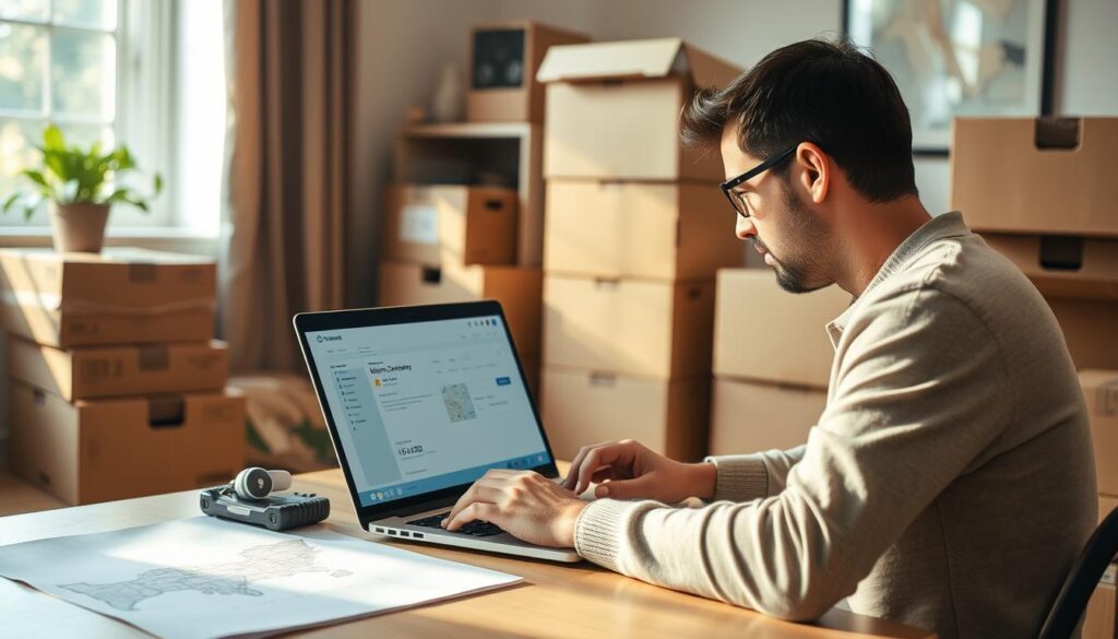 assessing moving needs and reading moving company reviews