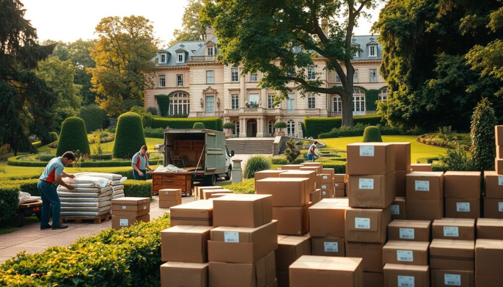 estate moving process