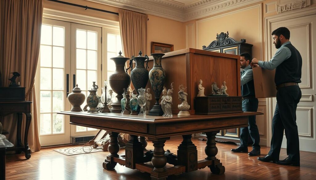 handling valuables in estate moving services
