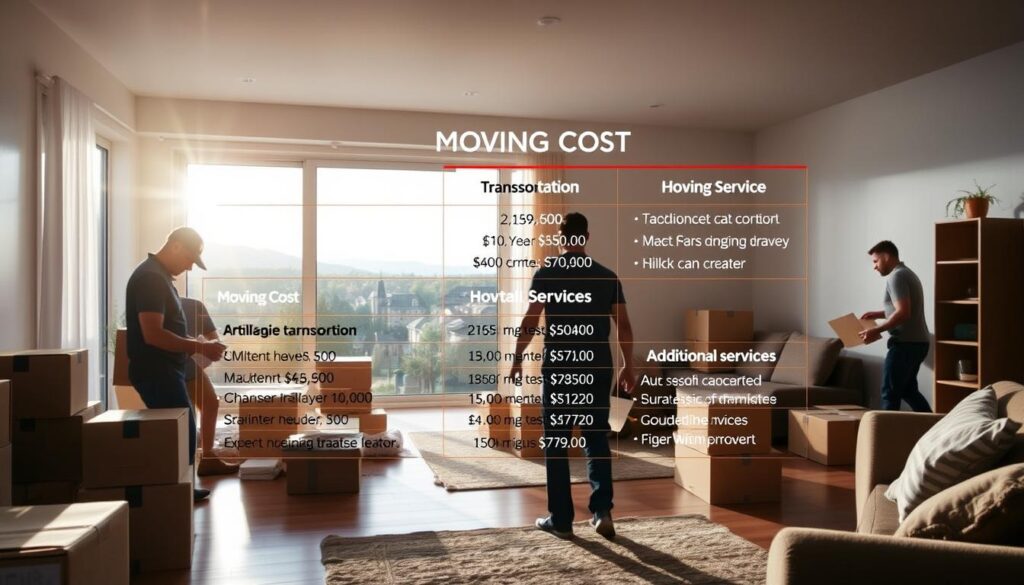in-home moving costs