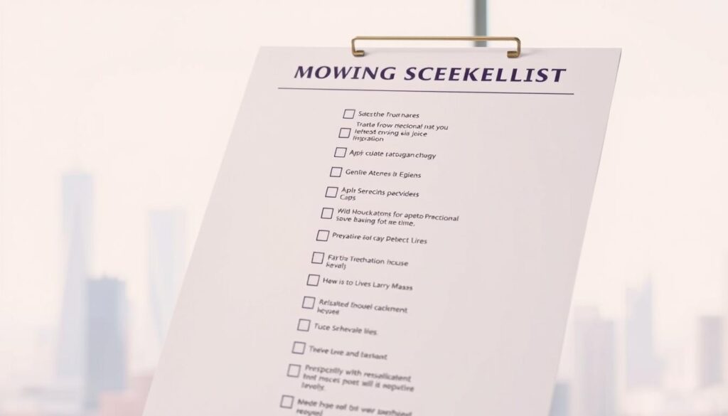 moving checklist