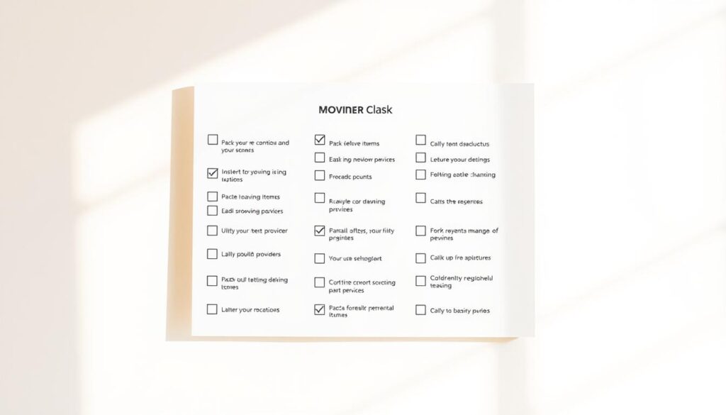 moving checklist