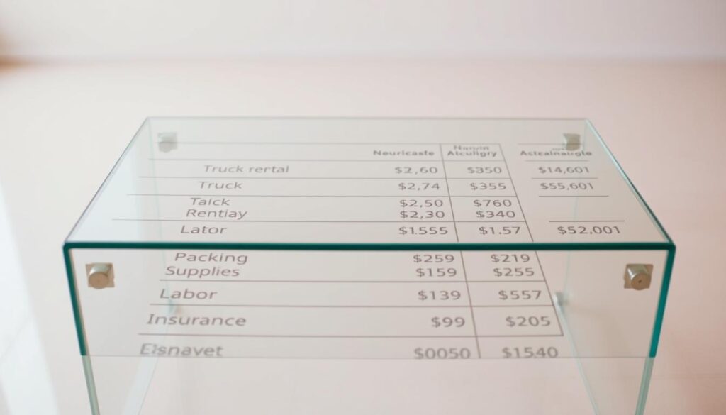 moving costs breakdown