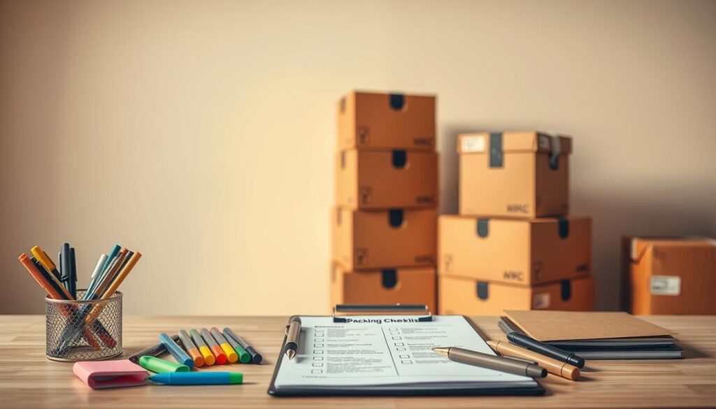 packing checklist for preparing for a move