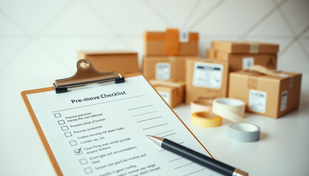 pre-move checklist for interstate moving