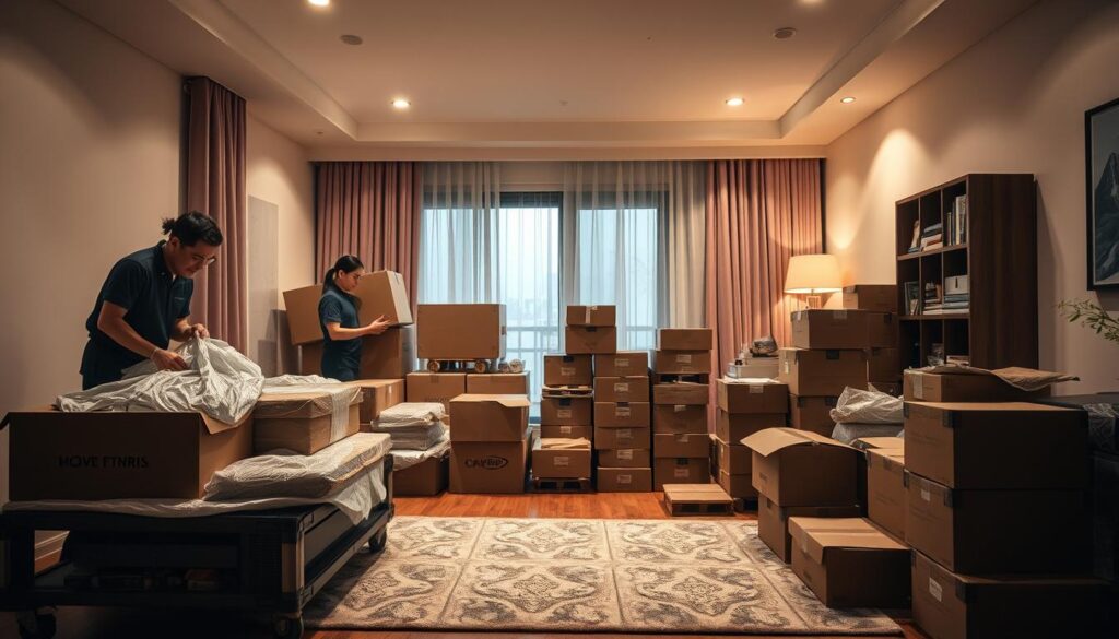 professional unpacking services