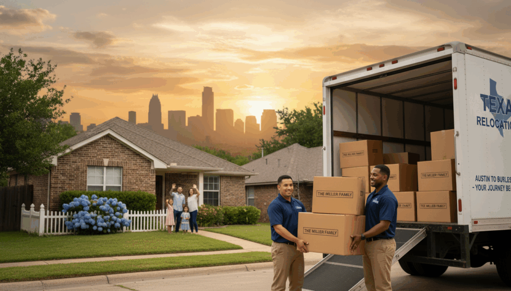 Austin to Burleson TX movers