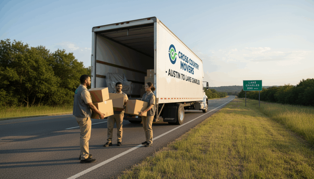 Austin to Lake Charles movers