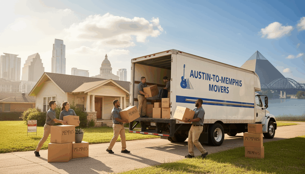 long distance movers Austin to Memphis TN