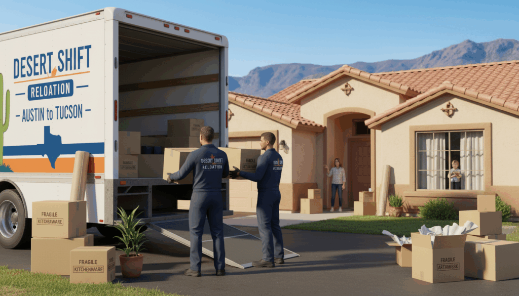 Austin to Tucson AZ movers relocation process Austin to Tucson AZ movers relocation process
