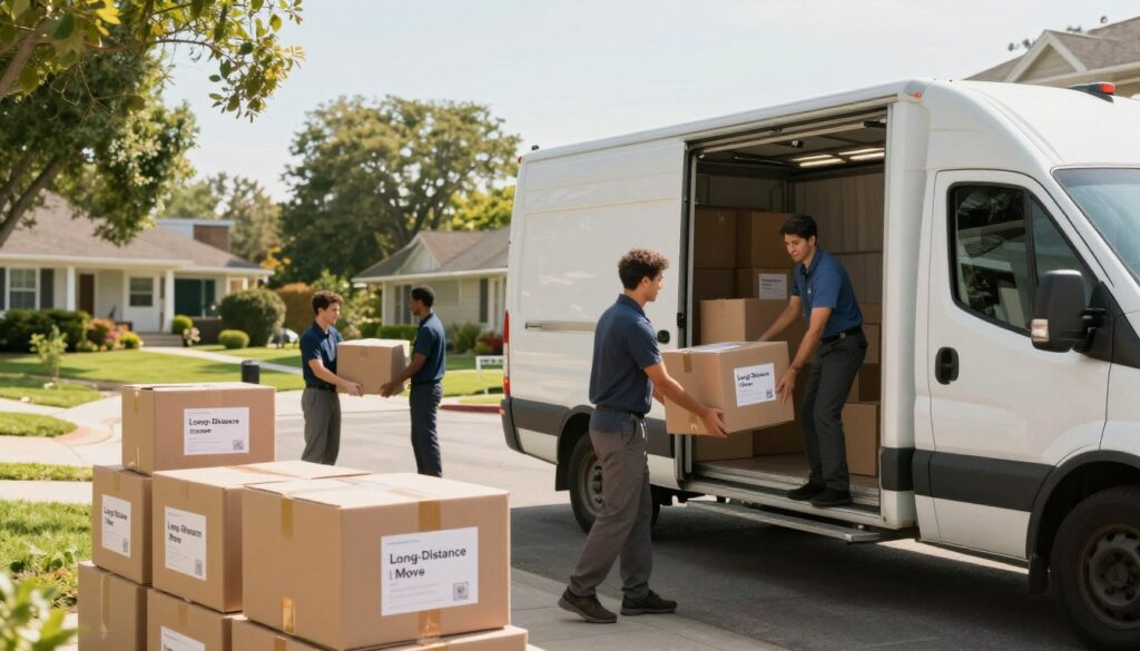 Long-distance moving services