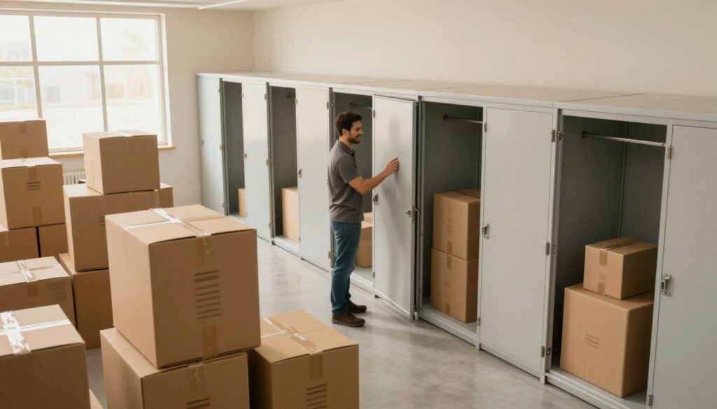 secure storage for moving