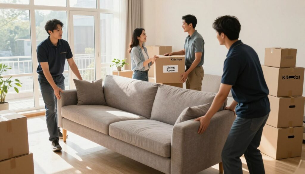 The process of working with professional movers The process of working with professional movers